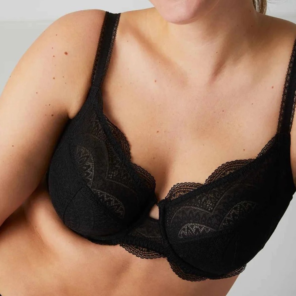 NWT SIMONE PERELE KARMA FULL CUP SUPPORT BRA 34D